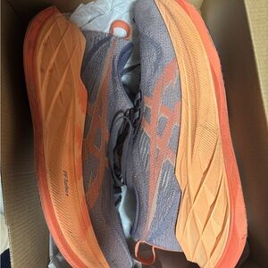 ASICS Men's Athletic Shoes - Gray and Orange